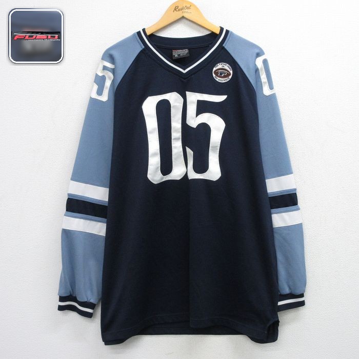 フブ 00s 長袖Tシャツ ネイビー メンズXL相当 | 古着