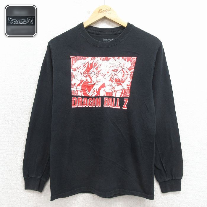 長袖Tシャツ ドラゴンボールZ ブラック メンズS相当 | 古着