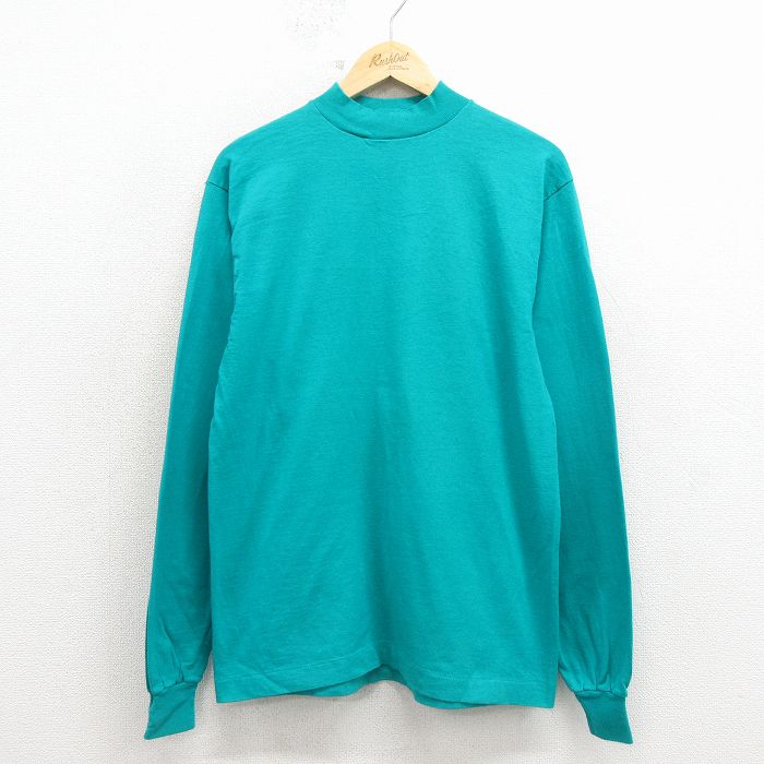 フルーツオブザルーム 90s 長袖Tシャツ グリーン メンズM相当 | 古着