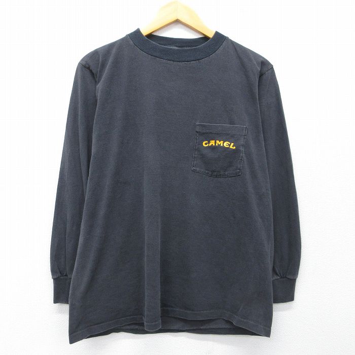 古着通販 L☆古着 長袖 ビンテージ Tシャツ メンズ 90年代 90s