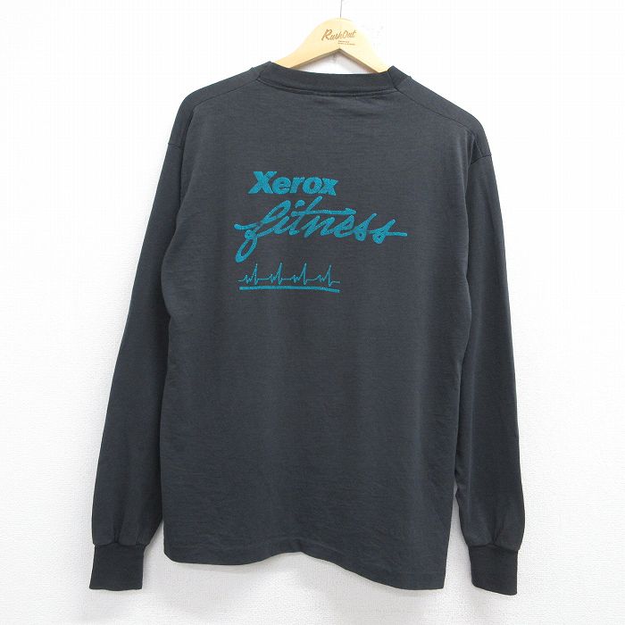スクリーンスターズ 90s 長袖Tシャツ XEROX ブラック メンズL相当 | 古着