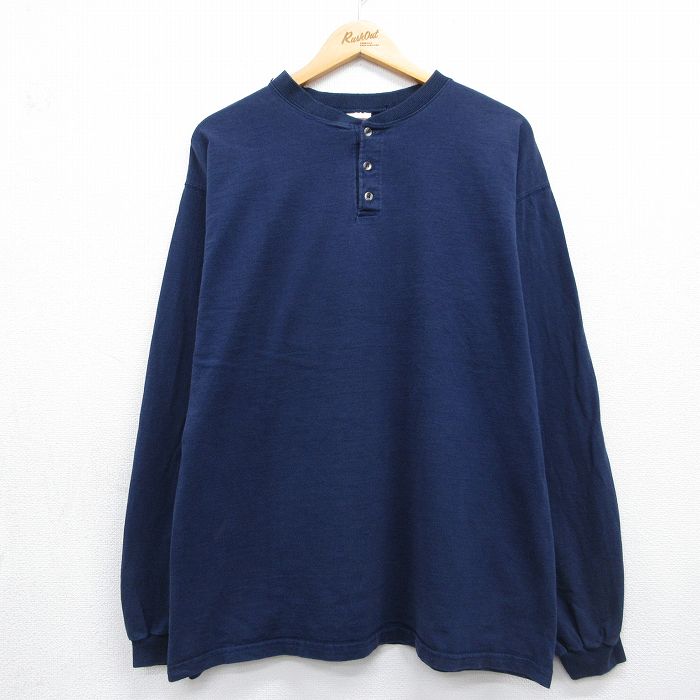フルーツオブザルーム 00s 長袖Tシャツ ネイビー メンズXL相当 | 古着