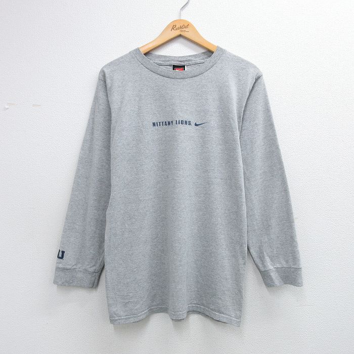 ナイキ 00s 長袖Tシャツ ニタニーライオンズ グレー M | 古着