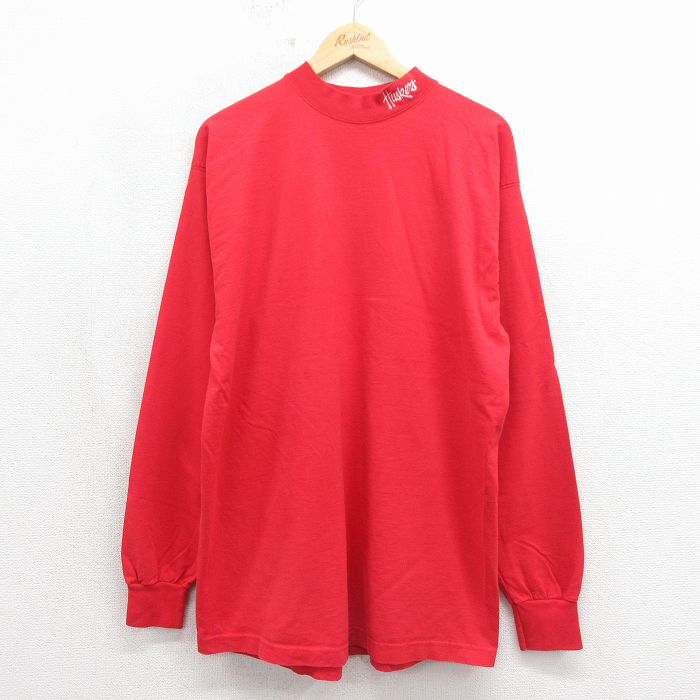 フルーツオブザルーム 00s 長袖Tシャツ ネブラスカハスカーズ レッド XL | 古着
