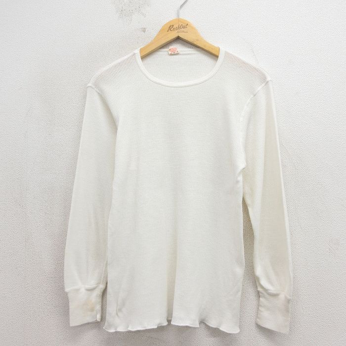 80s 長袖Tシャツ ホワイト L | 古着