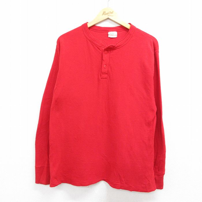 エルエルビーン 90s 長袖Tシャツ RIVER DRIVERS SHIRT レッド L | 古着