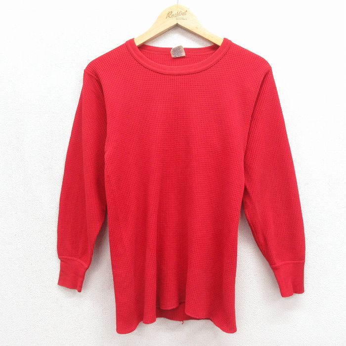 80s 長袖Tシャツ レッド M | 古着