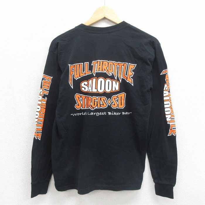 00s 長袖Tシャツ スタージス ブラック メンズM相当 | 古着