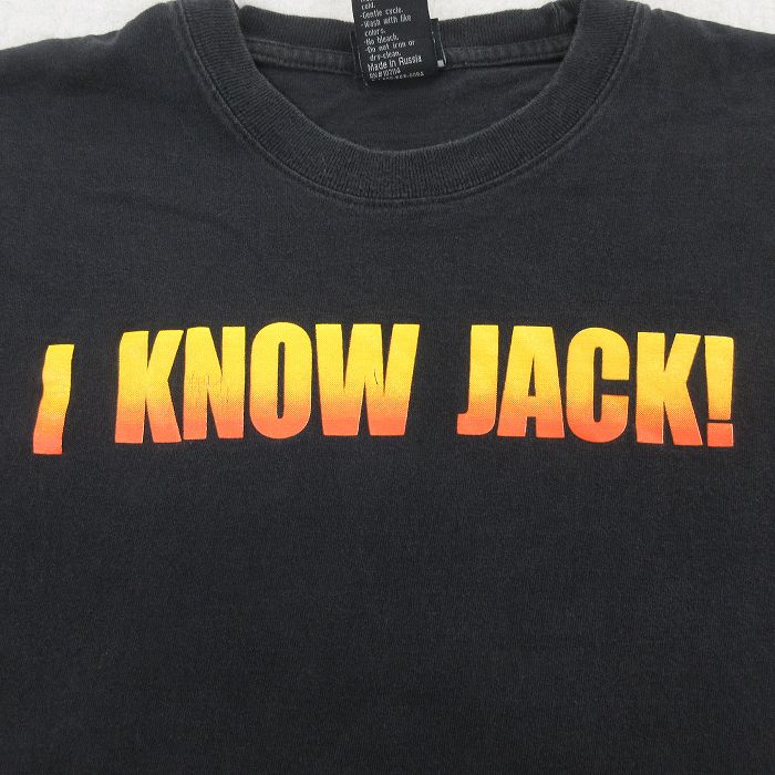 古着通販 L☆古着 長袖 ビンテージ Tシャツ メンズ 00年代 00s
