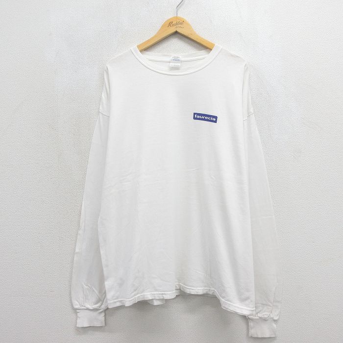 00s 長袖Tシャツ フォルシア ホワイト メンズXL相当 | 古着