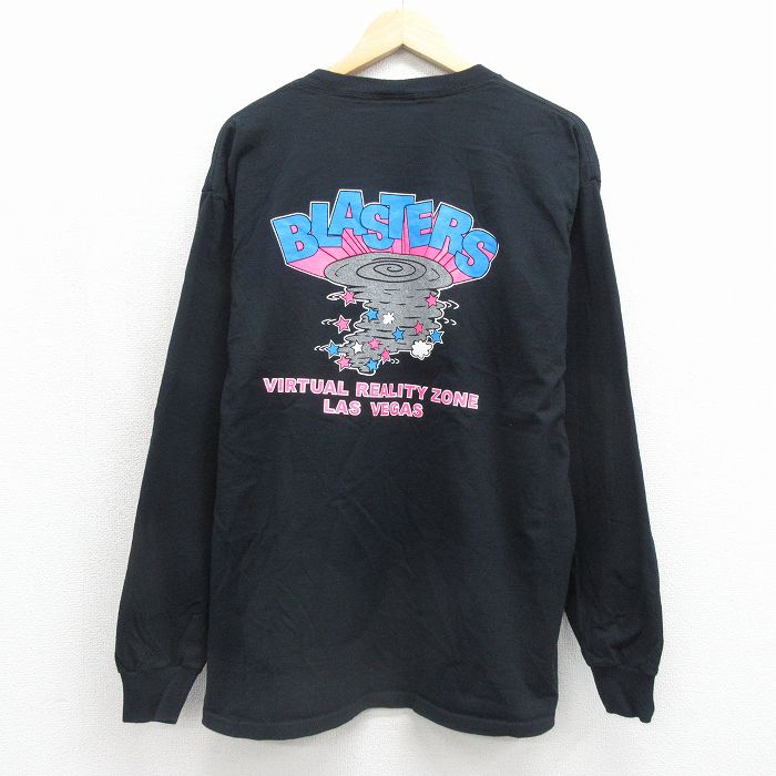 フルーツオブザルーム 00s 長袖Tシャツ トルネード ブラック メンズXL相当 | 古着