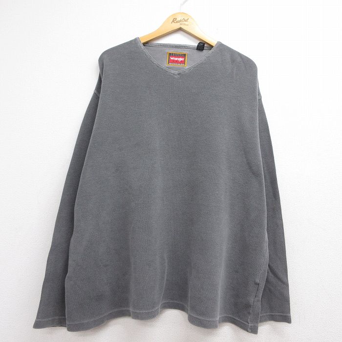 ラングラー 長袖Tシャツ グレー メンズXL相当 | 古着