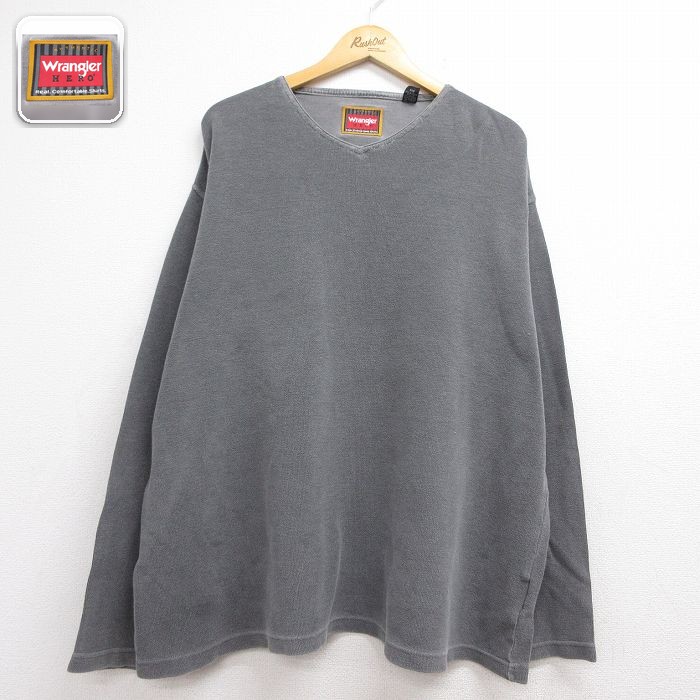 ラングラー 長袖Tシャツ グレー メンズXL相当 | 古着