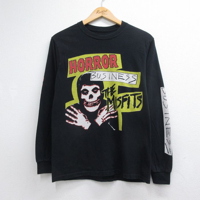 ロック バンド 半袖Tシャツ ミスフィッツ ブラック メンズS相当 | 古着