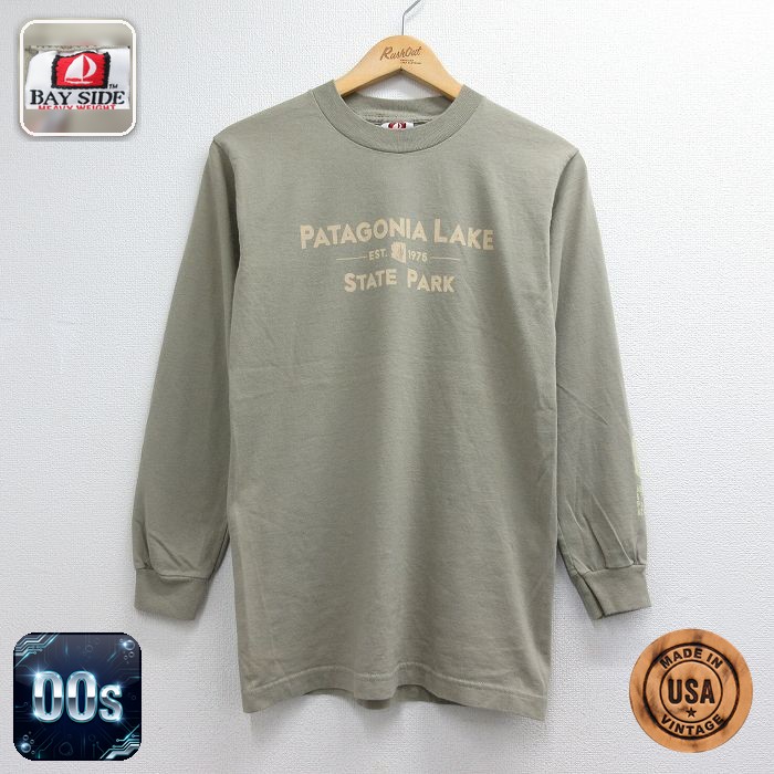 パタゴニア 00s 長袖Tシャツ パタゴニアレイク カーキ メンズS相当 | 古着