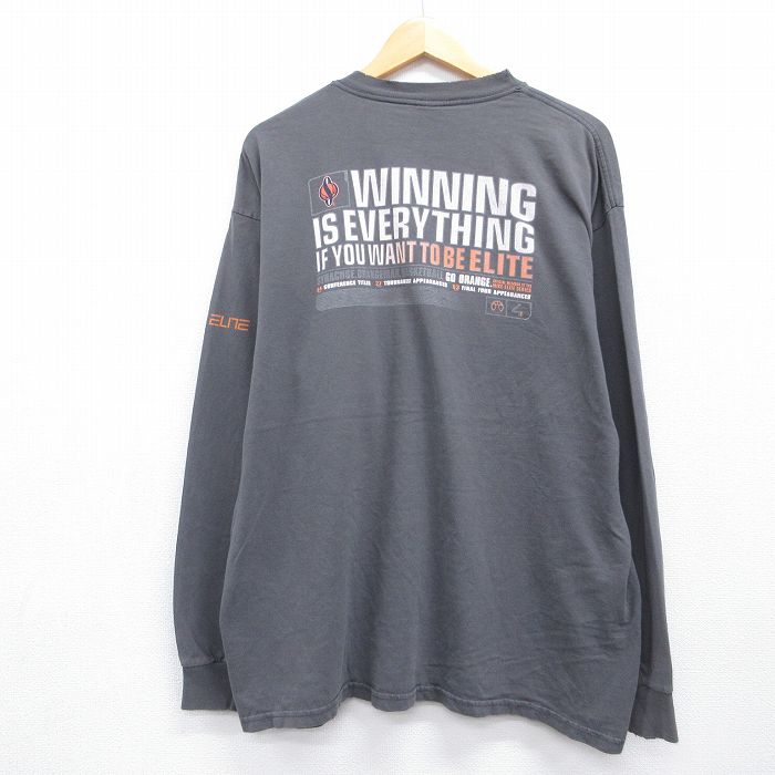 古着通販 XL☆古着 ナイキ NIKE 長袖 ビンテージ Tシャツ メンズ 00