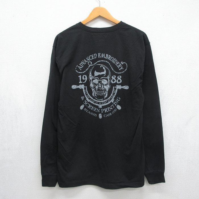カーハート 長袖Tシャツ スカル ブラック メンズL相当 | 古着
