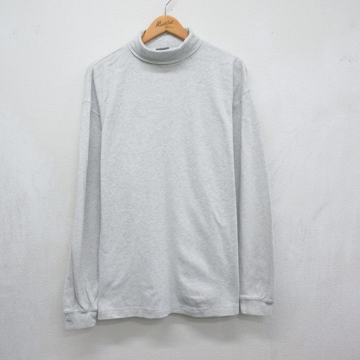 カーハート 90s 長袖Tシャツ ワンポイントロゴ グレー メンズXL相当 | 古着