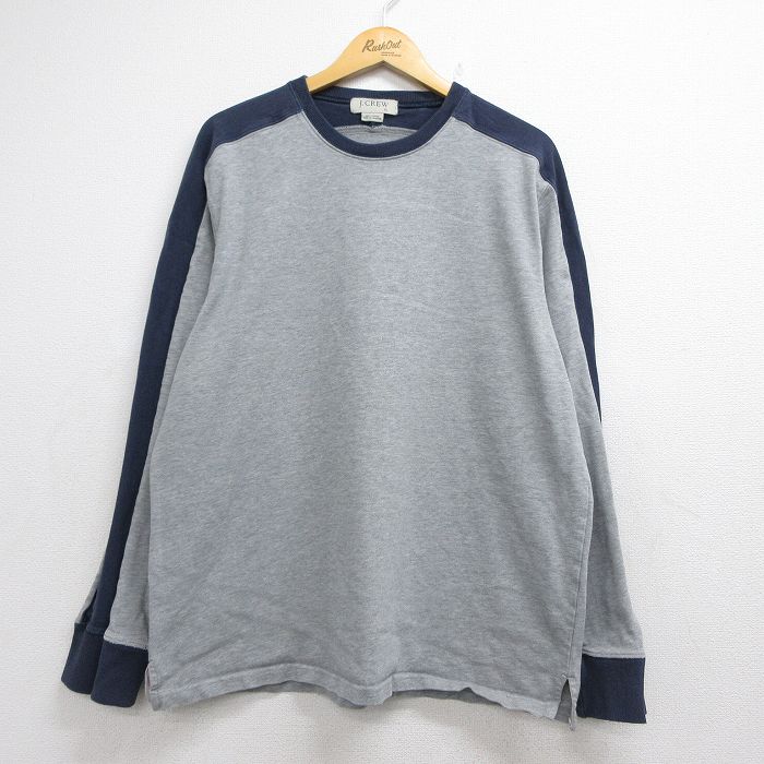ジェイクルー 00s 長袖Tシャツ 霜降り グレー メンズXL相当 | 古着