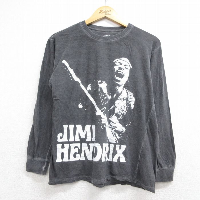 ロック バンド 長袖Tシャツ ジミヘンドリックス ブラック メンズL相当 | 古着