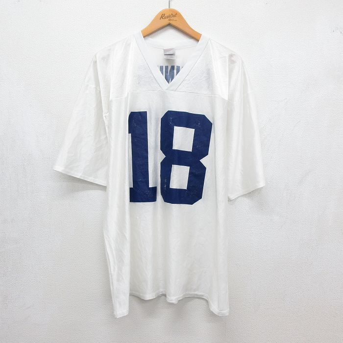 00s 半袖Tシャツ インディアナポリスコルツ ホワイト メンズXL相当 | 古着