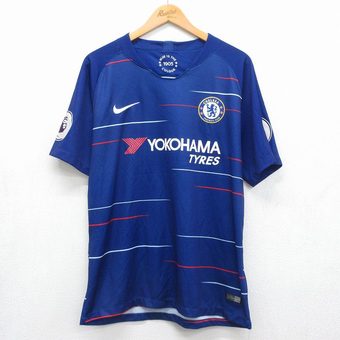 ナイキ 半袖サッカーシャツ チェルシーFC ブルー メンズL相当 | 古着