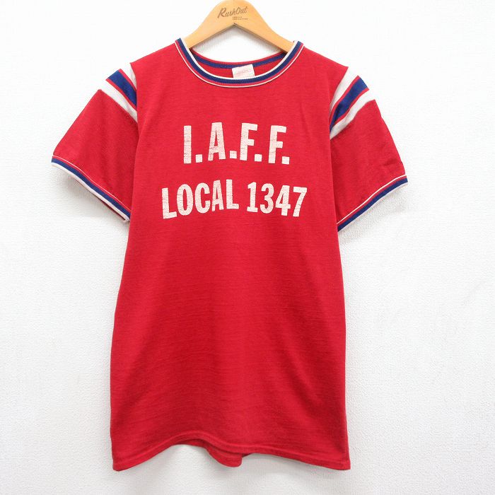 80s 半袖Tシャツ LAFF レッド メンズL相当 | 古着