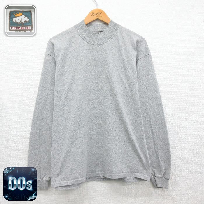 00s 長袖Tシャツ グレー メンズL相当 | 古着