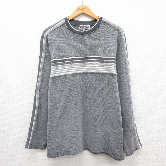 90s 長袖トップス グレー メンズXL相当 | 古着