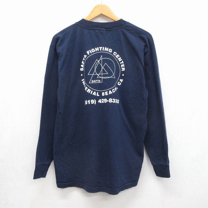 90s 長袖Tシャツ SAFTA ネイビー メンズL相当 | 古着