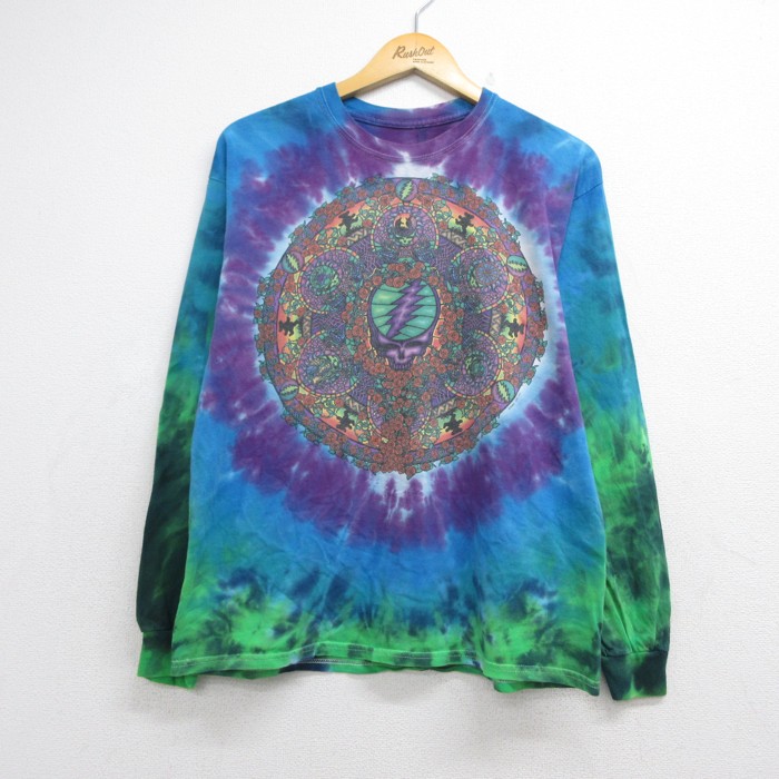 Grateful Dead 00s 長袖Tシャツ グレイトフルデッドプリント ブルー メンズL相当 | 古着