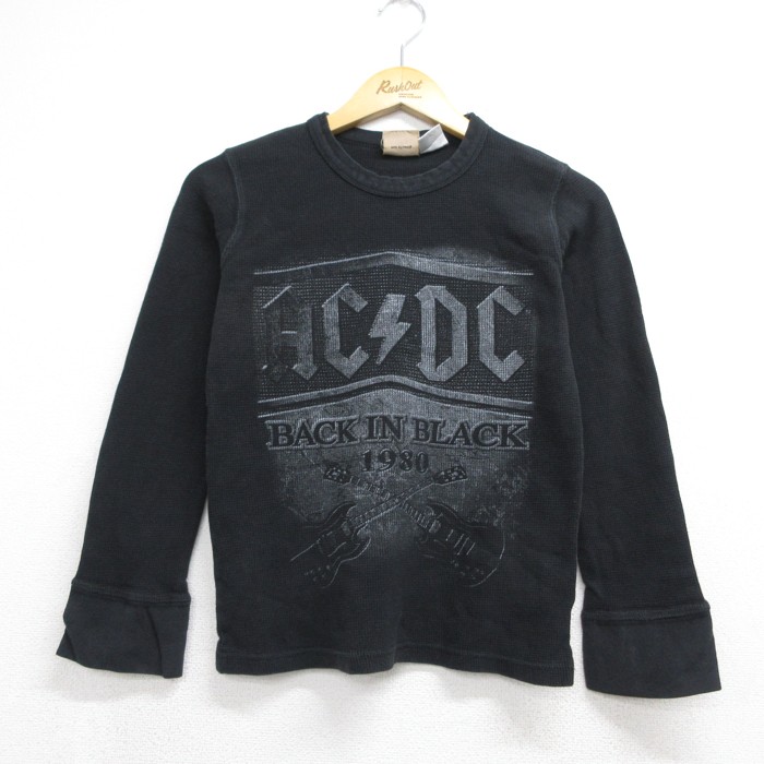 AC/DC 00s 長袖Tシャツ ロックバンド ブラック メンズS相当 | 古着