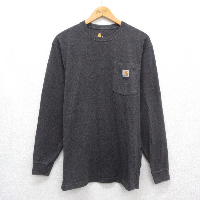 カーハート 長袖Tシャツ 霜降り グレー メンズL相当 | 古着