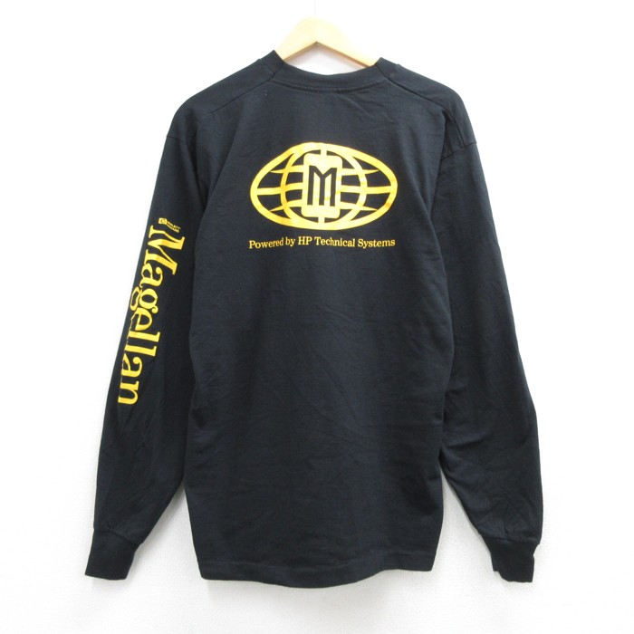 フルーツオブザルーム 90s 長袖Tシャツ HP ラグラン ブラック メンズXL相当 | 古着