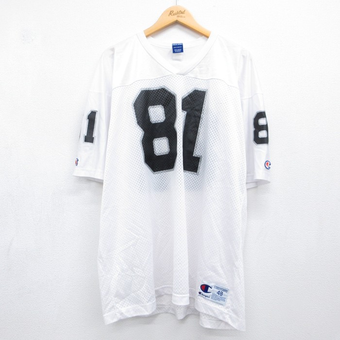 チャンピオン 90s 半袖Tシャツ NFL ティムブラウン ホワイト メンズXL相当 | 古着