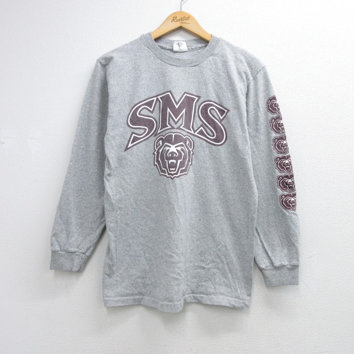 Cotton Exchange 90s 半袖Tシャツ SMS グレー メンズM相当 | 古着
