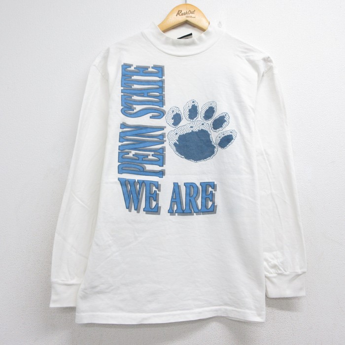 SIGNAL 90s 長袖Tシャツ ライオンズ ホワイト メンズM相当 | 古着