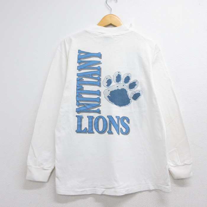 古着通販 M☆古着 SIGNAL 長袖 ビンテージ Tシャツ メンズ 90年代 90s