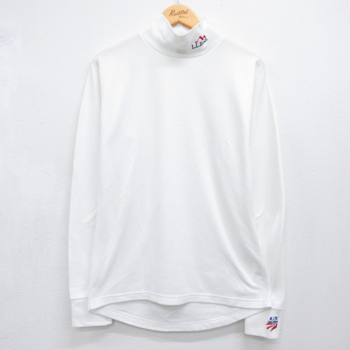 エルエルビーン 90s 長袖Tシャツ USチーム ホワイト メンズM相当 | 古着