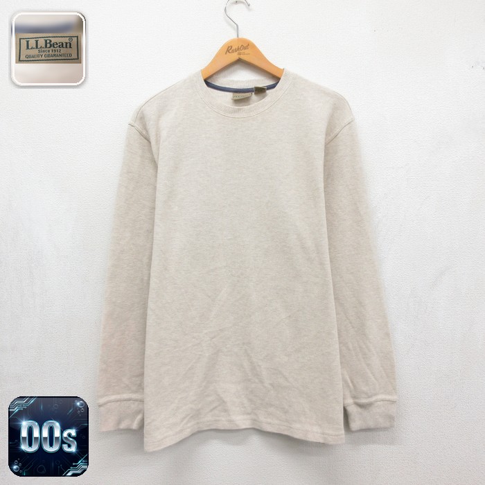 エルエルビーン 00s 長袖Tシャツ サーマル ベージュ メンズL相当 | 古着