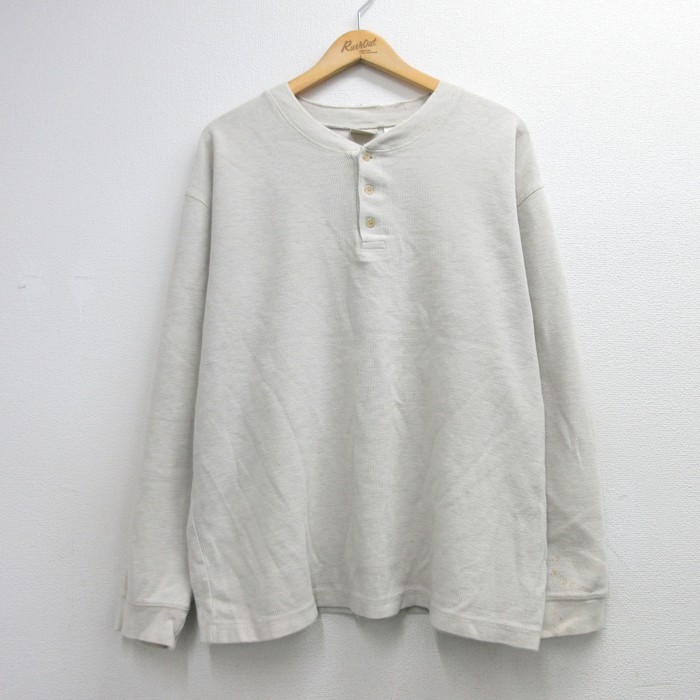 エルエルビーン 90s 長袖Tシャツ サーマル グレー メンズXL相当 | 古着