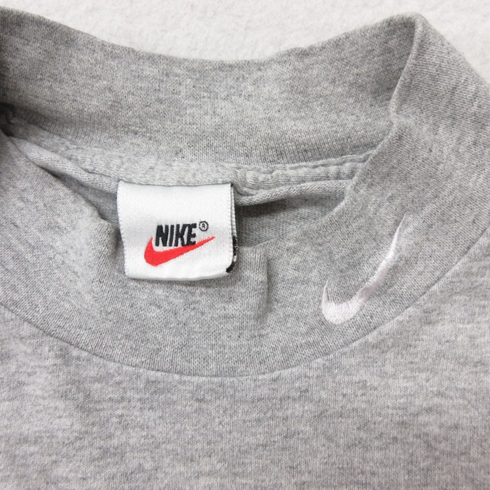 古着通販 L☆古着 ナイキ NIKE 長袖 Tシャツ メンズ 90年代 90s モック