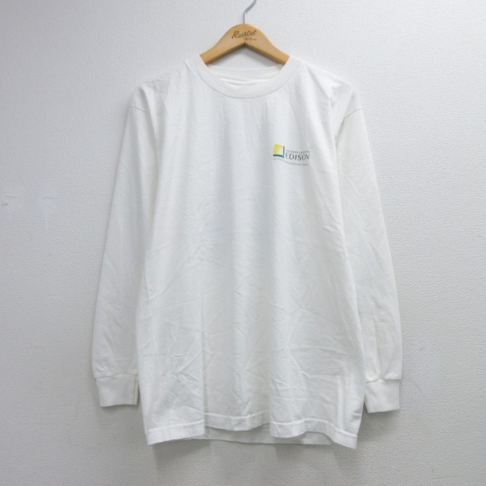 古着通販 L☆古着 Murina 長袖 ビンテージ Tシャツ メンズ 90年代 90s