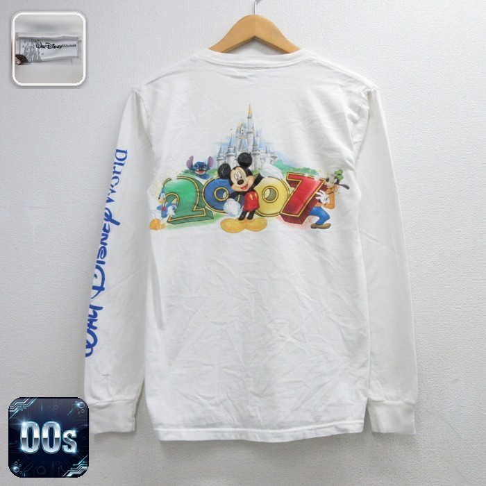 Walt Disney World 00s 長袖Tシャツ ディズニー ホワイト メンズS相当 | 古着