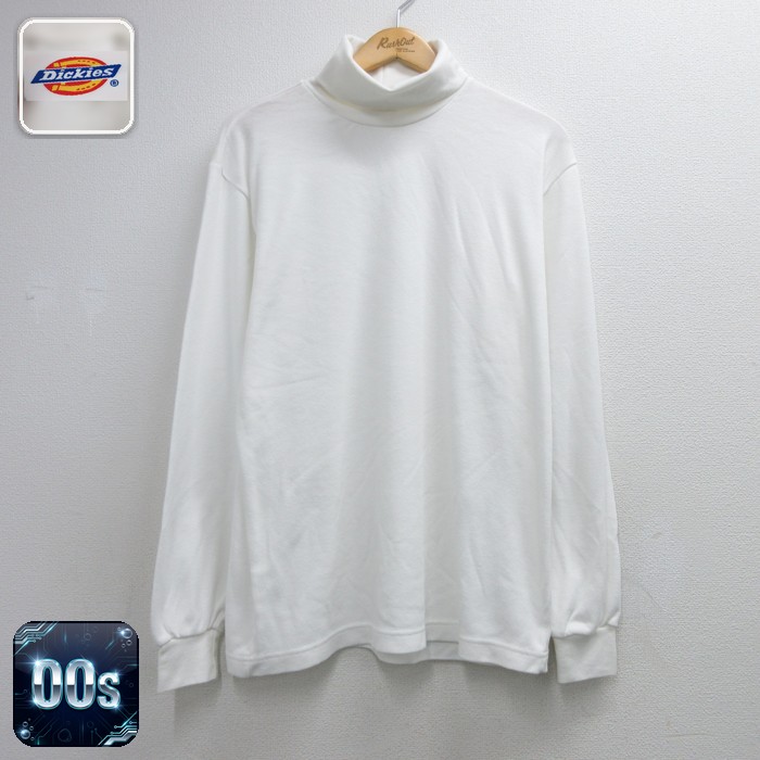 ディッキーズ 00s 長袖Tシャツ ホワイト メンズL相当 | 古着