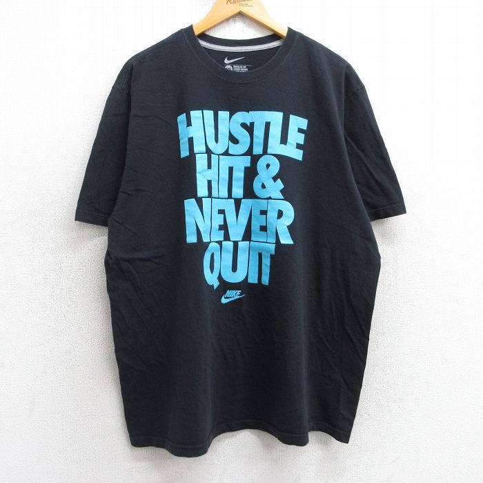 ナイキ 半袖Tシャツ HUSTLE HIT ブラック XL | 古着