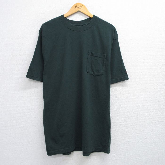 ディッキーズ 半袖Tシャツ 胸ポケット グリーン XL | 古着