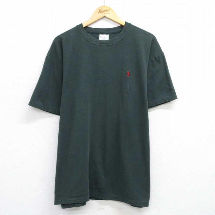 ラルフローレン 半袖Tシャツ ワンポイントロゴ グリーン XL | 古着