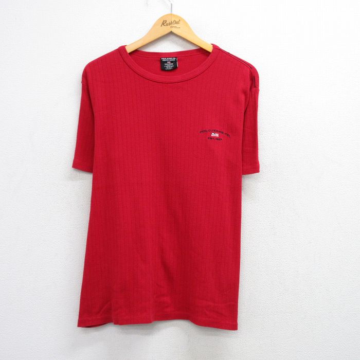 ラルフローレン 90s 半袖Tシャツ ワンポイントロゴ レッド XL | 古着