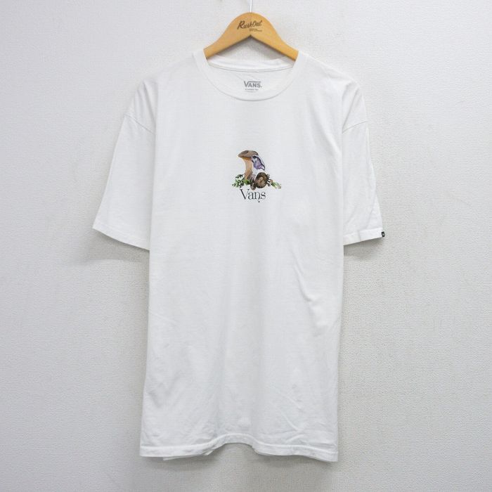 バンズ 半袖Tシャツ ビッグロゴ ホワイト XL | 古着